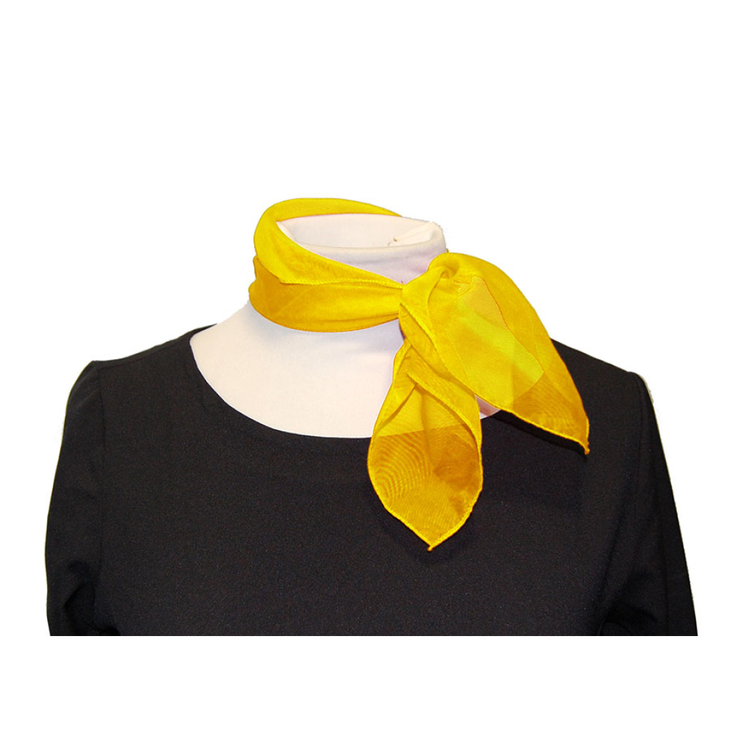 Pañuelo de cuello amarillo