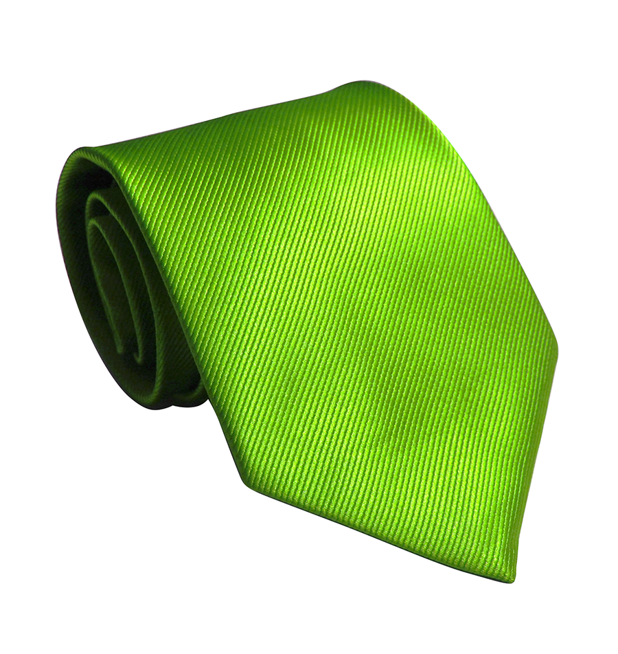 Corbata verde pistacho