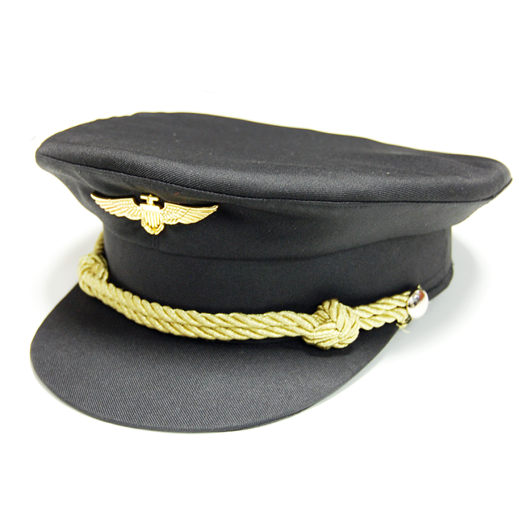 Gorra de piloto negra
