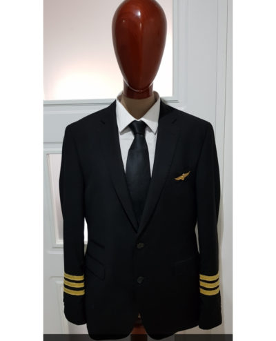 traje de piloto-hombre